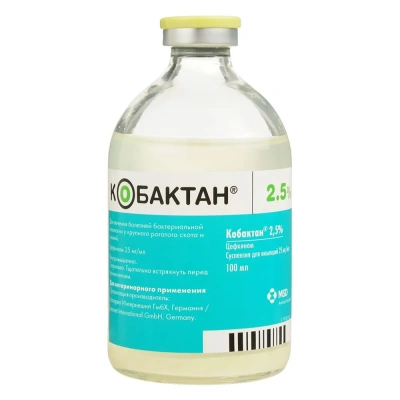 Кобактан MSD (Интервет) 2,5% 100мл (ЛИЦЕНЗИЯ) фото