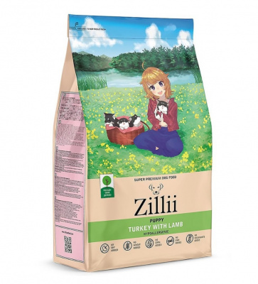 ZILLII (Зилли) Puppy 3кг индейка и ягненок сухой для щенков (350389) фото ZILLII (Зилли) Puppy 3кг индейка и ягненок сухой для щенков (350389) фото