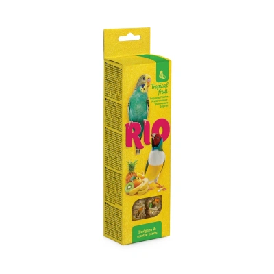 Rio 0,04кг*2шт палочки для волнистых попугайчиков и экзотов с тропическими фруктами фото Rio 0,04кг*2шт палочки для волнистых попугайчиков и экзотов с тропическими фруктами фото