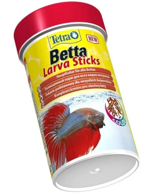 Tetra Betta Larva Sticks 0,1л корм гранулы для тропических бойцовых рыб фото