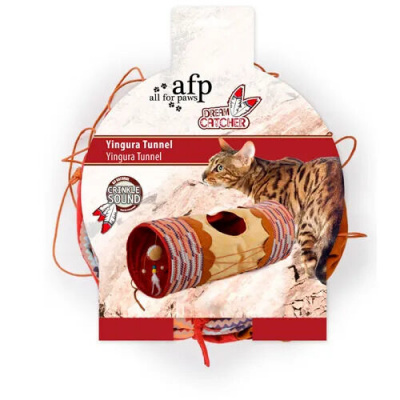 Игрушка (All For Paws) 2620 Catcher Тоннель песочно-бежевый 61*25*25см для кошек (1/12)