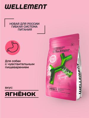 14412П Wellement корм для собак с чувствительным пищеварением с ягнёнком, 2,5 кг