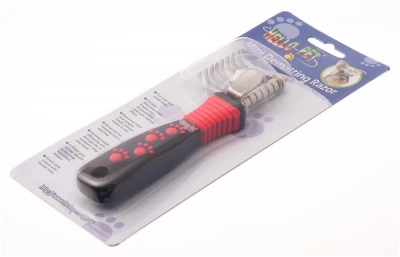 Колтунорез (Hello Pet) 2308208N бок. мини,  8 лезвий загнут. фото