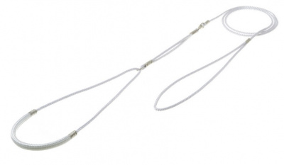 Ринговка (V.I.Pet) с кольцом круглая с расш. РЕХ-2.5*8, белая