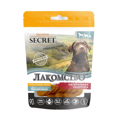Секрет (Secret) 0,09кг лакомство куриные медальоны для собак (PM014)