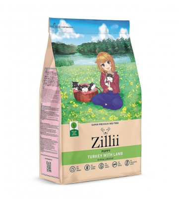ZILLII (Зилли) Puppy 0,8кг индейка и ягненок сухой для щенков (350372) фото ZILLII (Зилли) Puppy 0,8кг индейка и ягненок сухой для щенков (350372) фото