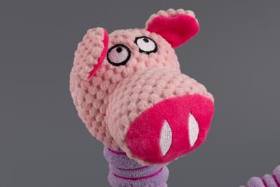 Игрушка (Чудодом) Свинка пищалка для собак 40х33х10см фото