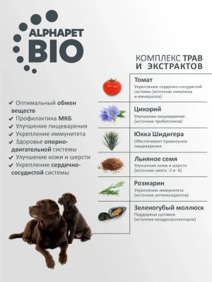 AlphaPet Superpremium (АльфаПет) 1,5кг с говядиной и рубцом сухой для щенков до 6 мес., беременных и кормящих собак крупных пород (651645) фото AlphaPet Superpremium (АльфаПет) 1,5кг с говядиной и рубцом сухой для щенков до 6 мес., беременных и кормящих собак крупных пород (651645) фото