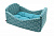 Лежанка (Зооэкспресс) Кроватка Геометрия бязь №1 50*35*23 см морская волна фото