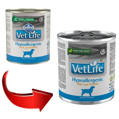 Farmina (Фармина) Vet Life Dog Hypoallergenic 0,3кг консервы гипоаллергенный с рыбой и картофелем (102819) фото