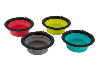 Миска (Nunbell) 300мл 14х5см складная, микс для животных фото