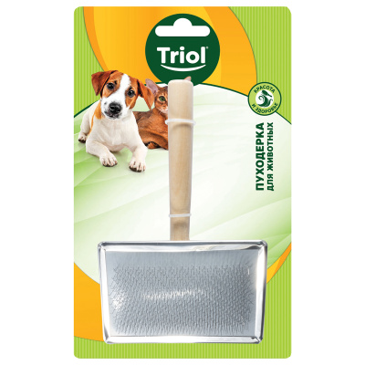 Пуходерка (Triol) Классика M, 120*90мм (подложка) фото Пуходерка (Triol) Классика M, 120*90мм (подложка) фото