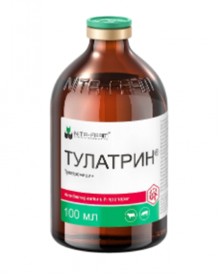 Тулатрин 10% раствор для инъекций, 100 мл (ЛИЦЕНЗИЯ) Тулатрин 10% раствор для инъекций, 100 мл (ЛИЦЕНЗИЯ)