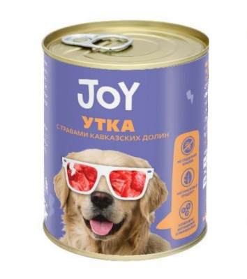 Joy 0,34кг утка беззерновой влажный для собак средних и крупных пород фото Joy 0,34кг утка беззерновой влажный для собак средних и крупных пород фото