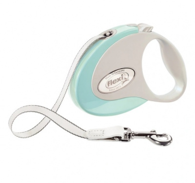 Рулетка (Flexi) Style S ремень 3м до 12кг мятный