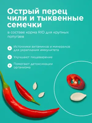 Rio 3кг корм для крупных попугаев основной рацион (000104) фото