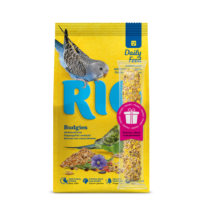 Rio 1кг ПРОМО корм для волнистых попугайчиков + Палочка 0,064кг (003051) Rio 1кг ПРОМО корм для волнистых попугайчиков + Палочка 0,064кг (003051) фото