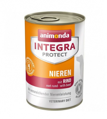 Консервы Animonda для собак  Integra Protect Renal 400г с говядиной при хронической почечной недостаточности (864046) фото
