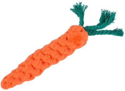 Игрушка (Wogy) Морковка плетеная для собак 22х3см фото Игрушка (Wogy) Морковка плетеная для собак 22х3см фото