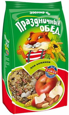 Зоомир Праздничный обед 0,25кг корм-лакомство для хомяков