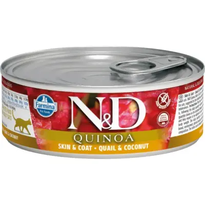 Farmina (Фармина) N&D Cat Quinoa 0,080кг киноа перепел и кокос консерва для кошек (102161) Farmina (Фармина) N&D Cat Quinoa 0,080кг киноа перепел и кокос консерва для кошек (102161) фото