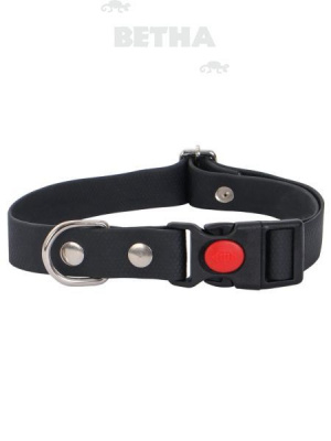 Ошейник (PerseiLine) БИОТАН многоразмерный с фиксатором 15" 25-35 см черный S