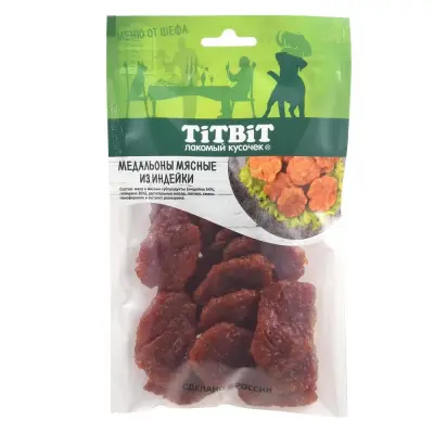 TiTBiT 0,08кг Меню от Шефа медальоны мясные из говядины TiTBiT 0,08кг Меню от Шефа медальоны мясные из говядины