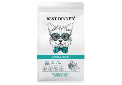Best Dinner Puppy Sensible  1,5кг ягненок с ягодами сухой для щенков мелких пород (407330) фото