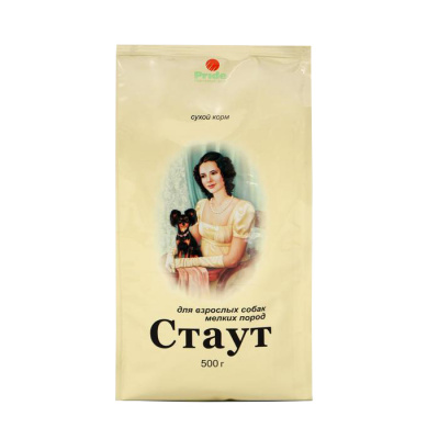 Стаут 0,5кг сухой корм для взрослых собак мелких пород (771041)