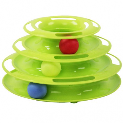 Игрушка (Pawise) 28509 интерактивная Башня пластик для кошек (1/12)