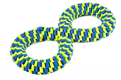 Игрушка (Wogy) Восьмерка плетеная для собак 30х13см фото