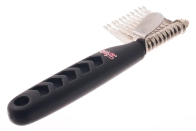 Колтунорез (Hello Pet) 2316111N бок. мини, 11 лезвий прям., черн.ручка фото