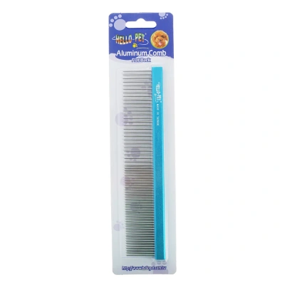 Расческа (Hello Pet) 116650-6 алюминевая фото Расческа (Hello Pet) 116650-6 алюминевая фото