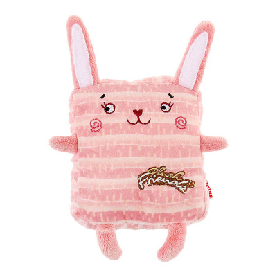 Игрушка (Gigwi) 85013 Кролик с пищалкой серия PLUSH FRIENDZ для собак, 12 см 