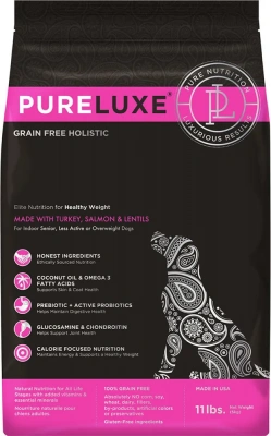 PURELUXE 0,4кг Элитное Питание для собак норм веса с индейкой, лососем и чечевицей (940071) фото