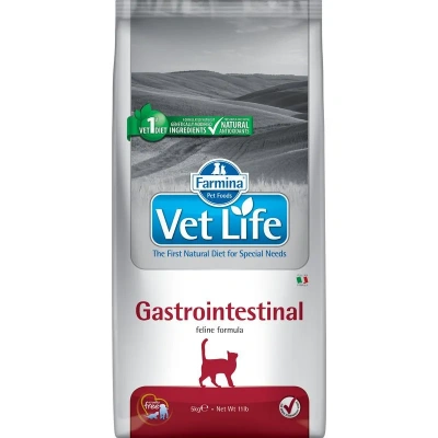 Farmina (Фармина) Vet Life Cat Gastrointestinal 5кг ЖКТ заболевания сухой для кошек (5068) фото Farmina (Фармина) Vet Life Cat Gastrointestinal 5кг ЖКТ заболевания сухой для кошек (5068) фото