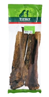 TiTBiT 0,115кг лакомство желудок говяжий XXL (мягкая упаковка) фото