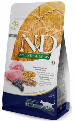 Farmina (Фармина) N&D Low Grain Cat 1,5кг низкозерновой ягненок и черника сухой для кошек (4040) Farmina (Фармина) N&D Low Grain Cat 1,5кг низкозерновой ягненок и черника сухой для кошек (4040) фото