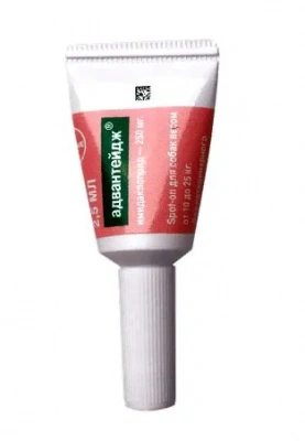 Адвантейдж капли (4пип х 2,5мл) против паразитов  для собак 10-25кг (ЛИЦЕНЗИЯ) фото