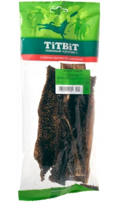 TiTBiT 0,06кг лакомство желудок говяжий (мягкая упаковка) фото
