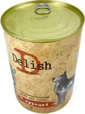 Delish 0,97кг курица консервы для собак фото