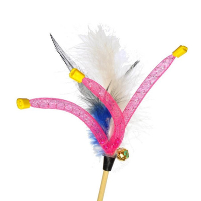 Дразнилка GoSi Перо и Трубочки-пружинки фото Дразнилка GoSi Перо и Трубочки-пружинки фото