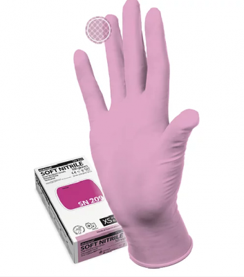 Перчатки (Manual) (SN209) нитриловые нестерильные неопудренные текстурированные, M фото