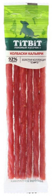 Титбит Золотая коллекция колбаски Кальяри д/собак 20 г АКЦИЯ