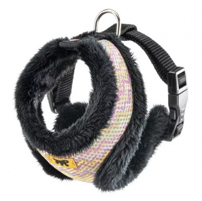 Шлейка Ферпласт Nikita Fur XS цветная с мехом (шея 20см; грудь 26-38см), 15мм Шлейка Ферпласт Nikita Fur XS цветная с мехом (шея 20см; грудь 26-38см), 15мм
