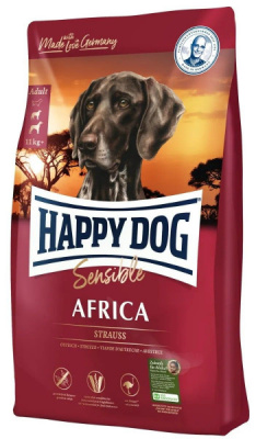 Happy Dog Supreme Sensible Africa 2,8кг страус с картофелем монобелок сухой для собак средних и крупных пород при пищевой аллергии Happy Dog Supreme Sensible Africa 2,8кг страус с картофелем монобелок сухой для собак средних и крупных пород при пищевой аллергии
