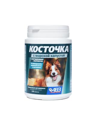 Косточка (АВЗ) ККМ 0,2кг добавка минерально-витаминная с морской капустой 100таб. фото