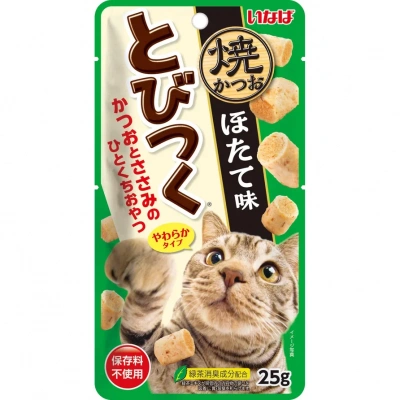 Inaba Tobitsuku Yakikatsuo 0,025кг со вкусом морского гребешка лакомство для кошек Inaba Tobitsuku Yakikatsuo 0,025кг со вкусом морского гребешка лакомство для кошек