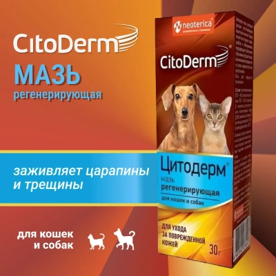 Мазь (CitoDerm) 30гр регенерирующая (40) фото Мазь (CitoDerm) 30гр регенерирующая (40) фото