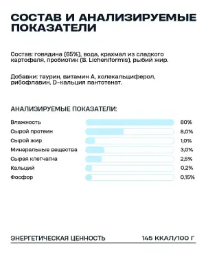 Wellement 0,08кг Говядина жидкий топпинг для собак фото